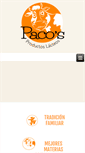 Mobile Screenshot of productoslacteospacos.com